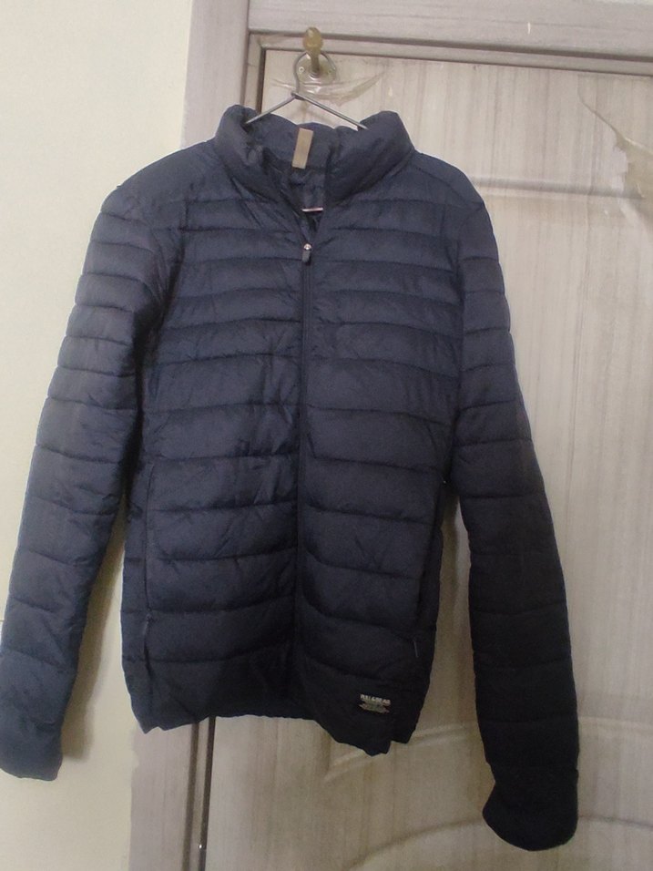 Erkek Lacivert Fermuarlı Günlük Mont - Görsel 2