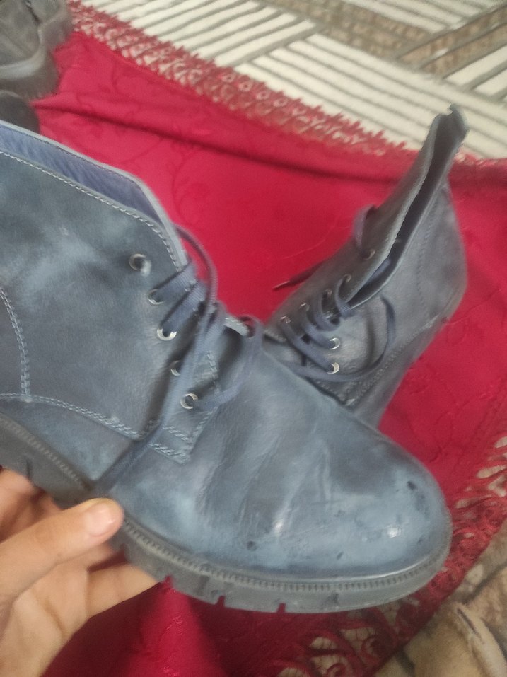 Gri Deri Erkek Günlük Bot - Görsel 2