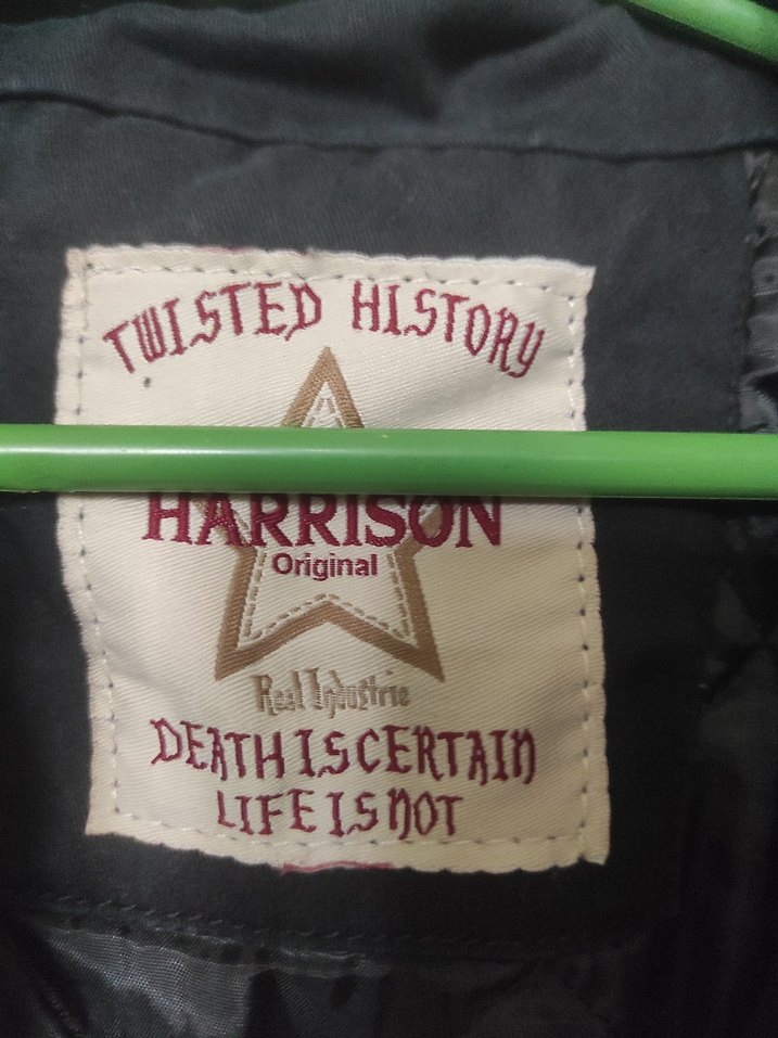 Düğmeli Siyah Erkek Denim Ceket - Görsel 3