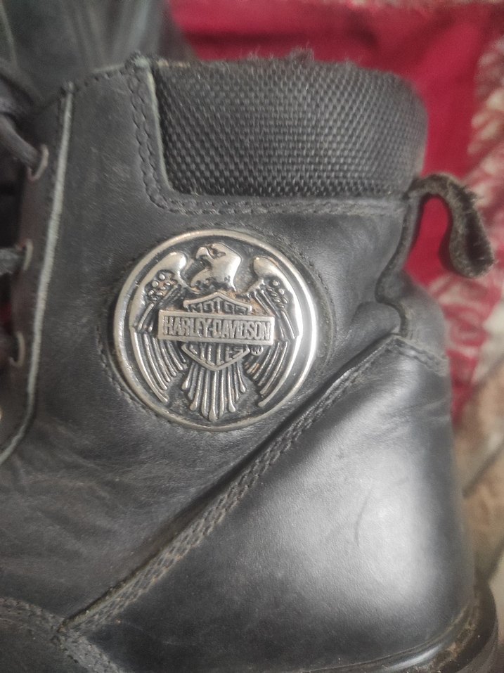 Gri Deri Biker Botlar - Görsel 3