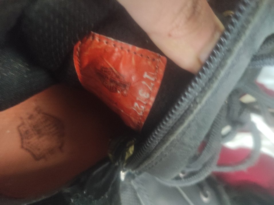 Gri Deri Biker Botlar - Görsel 5