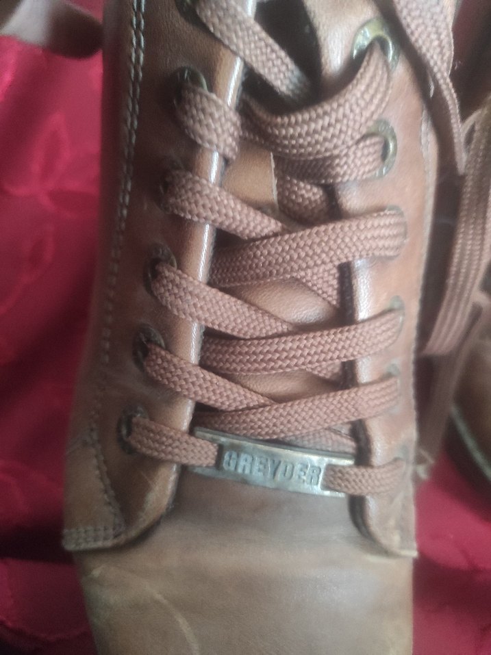 Erkek Kahverengi Deri Bağcıklı Bot - Görsel 5