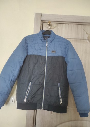 Gri Fermuarlı Erkek Mont - Görsel 3