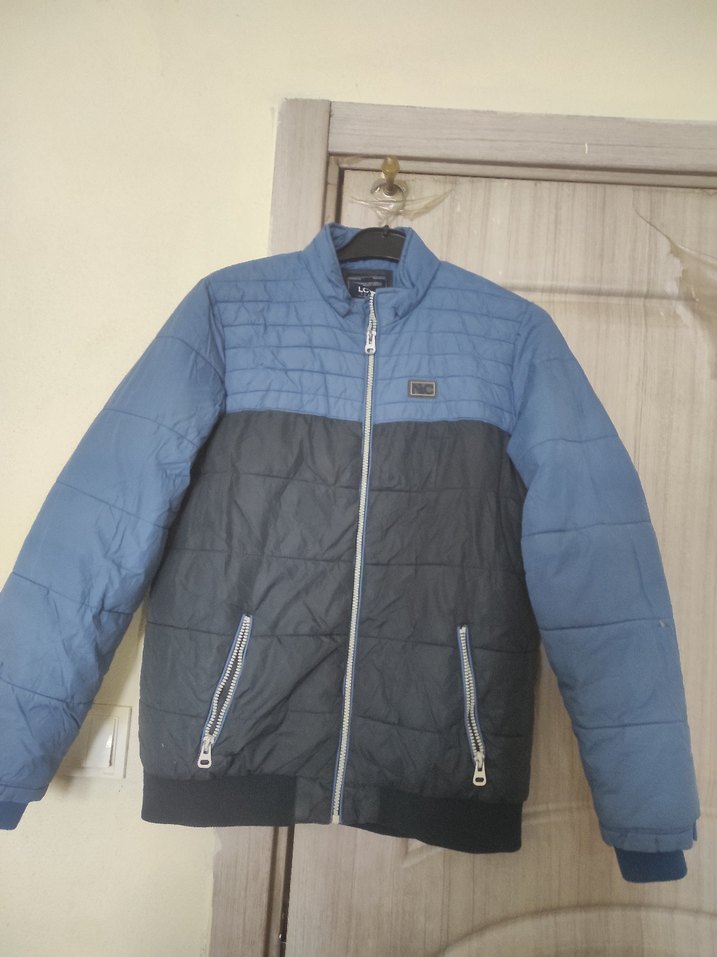 Gri Fermuarlı Erkek Mont - Görsel 3