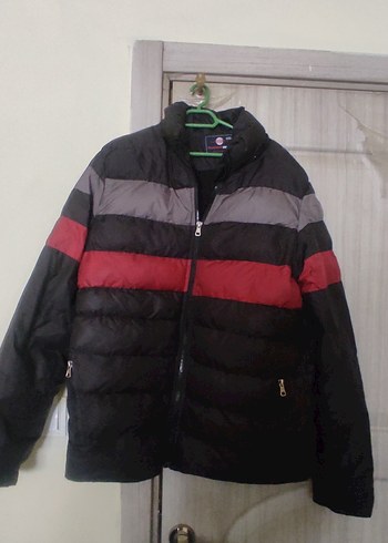 Fermuarlı Siyah Erkek Mont - Görsel 2