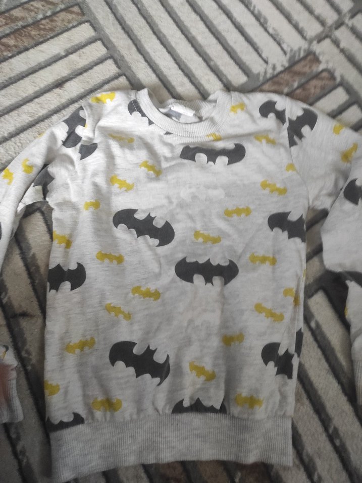 Uzun Kollu Gri Erkek Çocuk Sweatshirt - Görsel 2