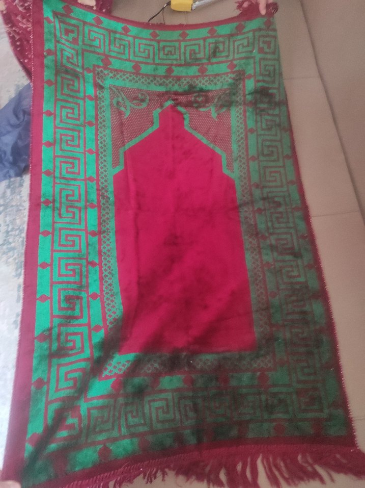 Nakışlı Çok Renkli Geleneksel namazlık - Görsel 3