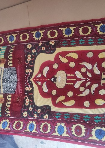 Renkli Desenli Geleneksel namazlık - Görsel 2