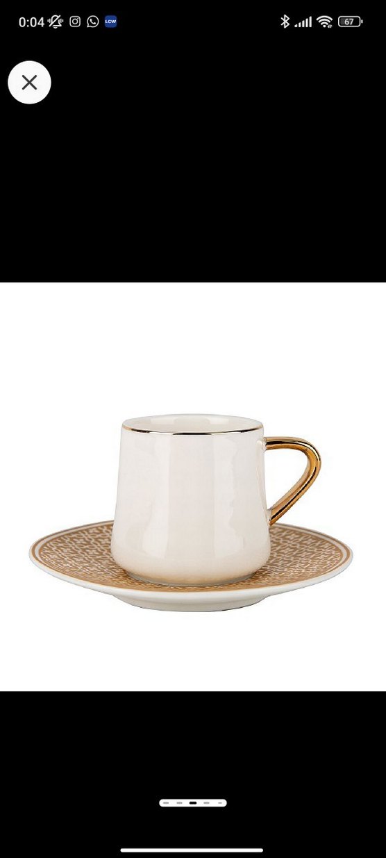 Altın Desenli Tabak - Görsel 5