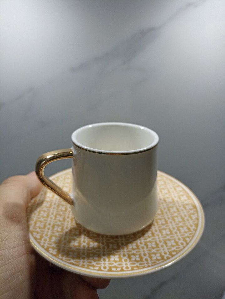 Altın Desenli Tabak - Görsel 3