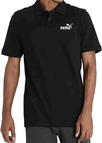 Puma Siyah Düğmeli Polo Tişört