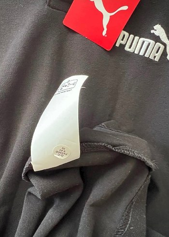 m Beden siyah Renk Puma Siyah Düğmeli Polo Tişört