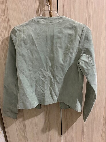 H&M Süet Su Yeşili Ceket