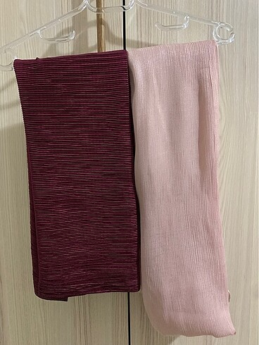 Pembe& Bordo Şal