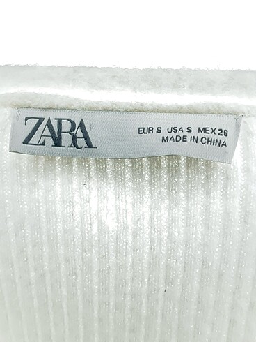 s Beden beyaz Renk Zara Hırka %70 İndirimli.