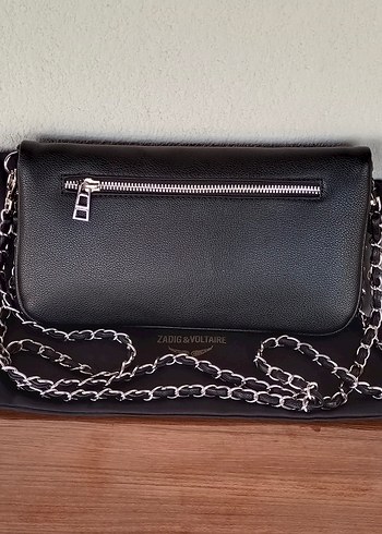 Zadig & Voltaire Zadig & Voltaire Zincir Detaylı Siyah Deri Çanta
