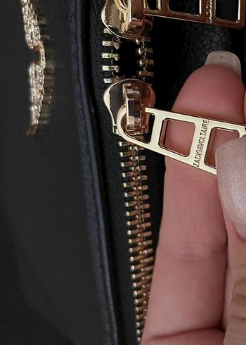 Beden siyah Renk Zadig & Voltaire Zincir Detaylı Siyah Deri Çapraz Çanta