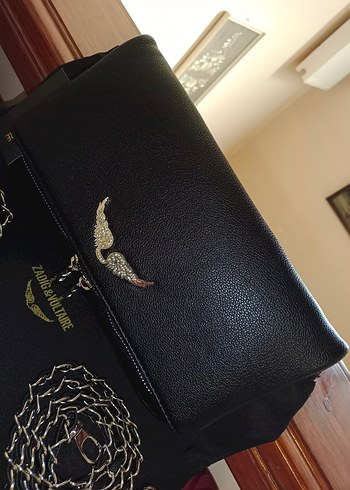 Beden siyah Renk Zadik & Voltaire Silver Chain (27*15*3)