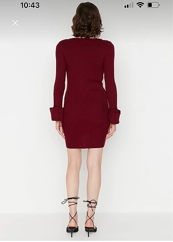Trendyolmilla triko elbise - Görsel 2