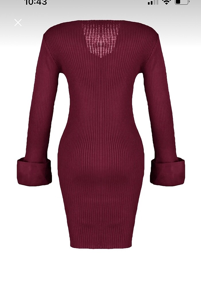 Trendyolmilla triko elbise - Görsel 4