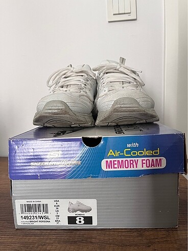 38 Beden beyaz Renk Skechers D?lites 38 numara beyaz