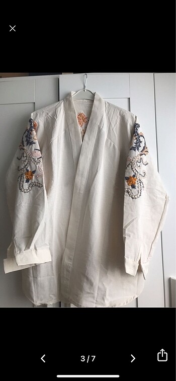 Diğer Çiçek desenli kimono