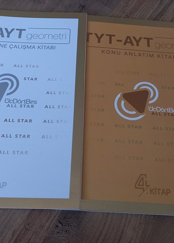 ÜçDortBeş ALL STAR TYT-AYT Geometri Konu Anlatım Kitabı