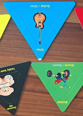 Beden Çok Renkli Eğitici Ahşap Yapbozlar