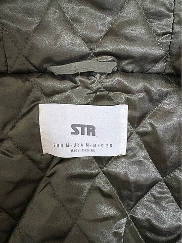 m Beden haki Renk Stradivarius marka bomber ceket indirim var