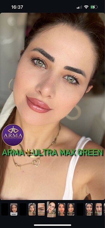 Arma ultra max green lens