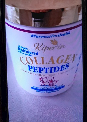 Parlayan Beyaz Hidrolize Kollajen Peptid Tozu