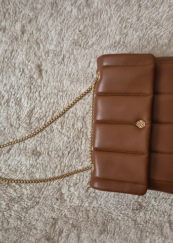 kahverengi deri çanta - Görsel 2