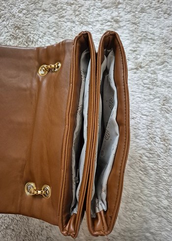 kahverengi deri çanta - Görsel 5