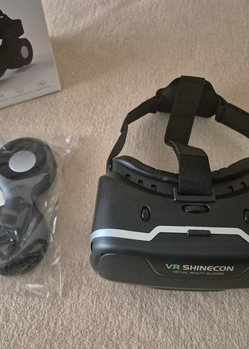VR Shinecon Siyah Gri VR Kulaklıklı Oyun Gözlüğü - Görsel 2
