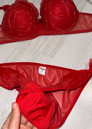 Koyu Kırmızı Midi Bohem Sütyen - Görsel 2