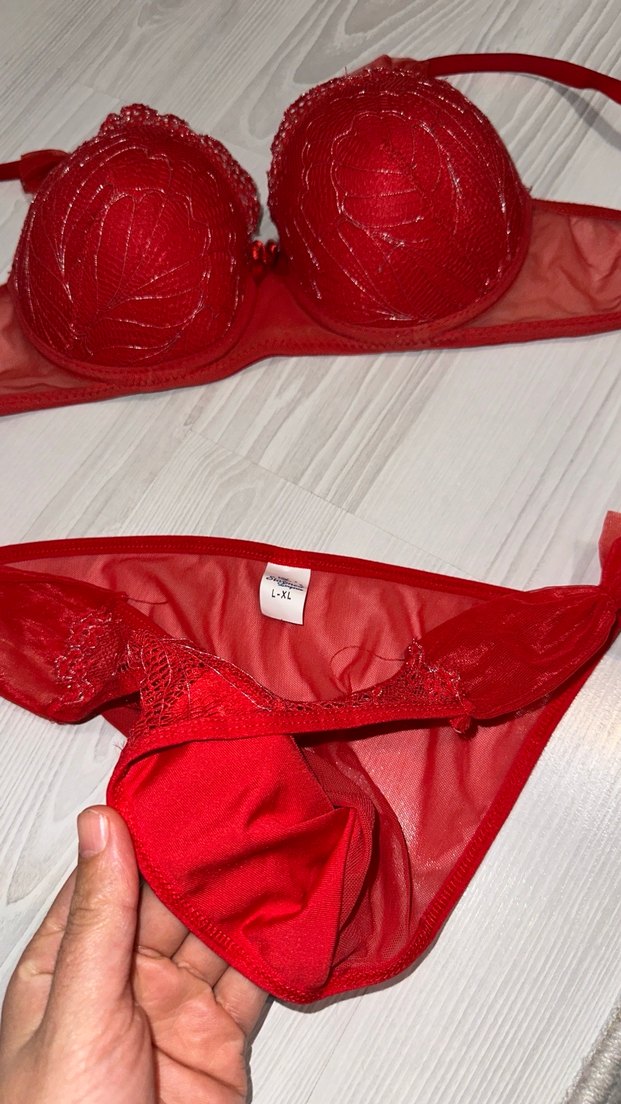 Koyu Kırmızı Midi Bohem Sütyen - Görsel 2