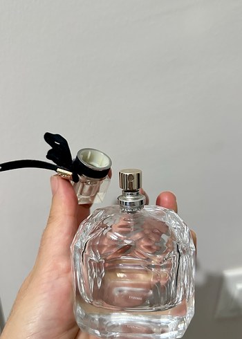 Yves saint Boş şişe Kadın Parfüm Şişesi Siyah Fiyonk Detaylı - Görsel 3