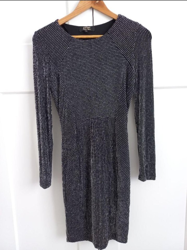 Simli Gece Elbisesi Party Wear - Görsel 2