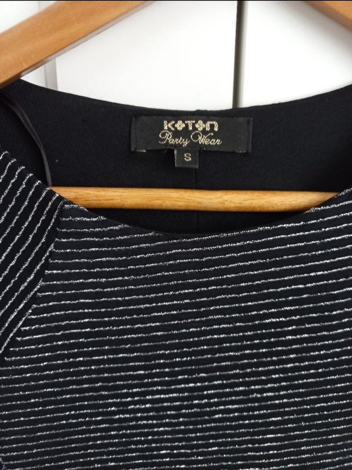 Simli Gece Elbisesi Party Wear - Görsel 3