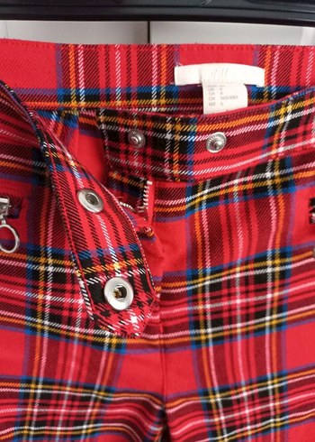 H&M Ekose Pantolon - Görsel 6