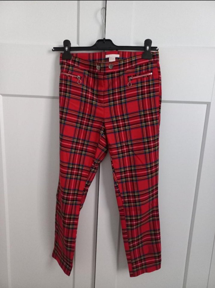 H&M Ekose Pantolon - Görsel 3