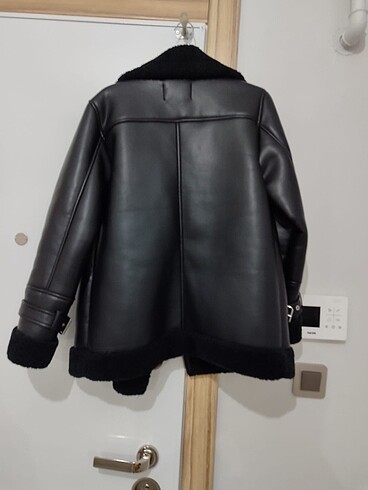 m Beden siyah Renk Stadivarius biker mont