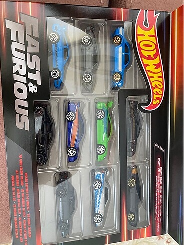 Hot Wheels HOT WHEELS FAST FURİOUS ÖZEL SERİ 10 lu