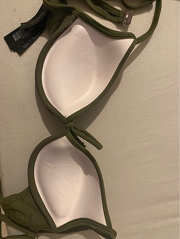 34 Beden haki Renk Trendyolmilla bikini üstü haki