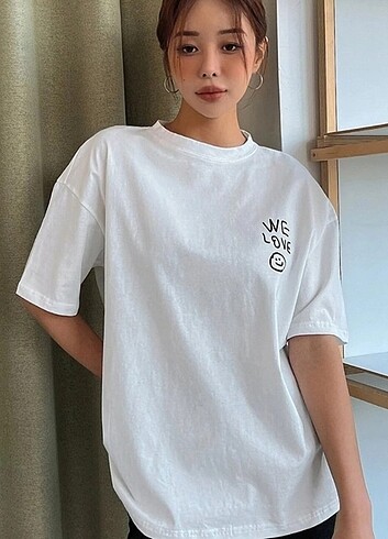 Diğer Oversize sıfır tişört