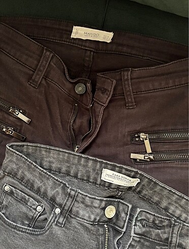 s Beden Zara ve Mango jeanler (birinin fiyatıdır)