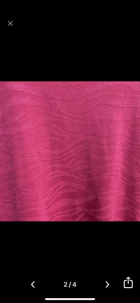 Pembe Kısa Kollu Midi Kadın Elbise S beden - Görsel 4