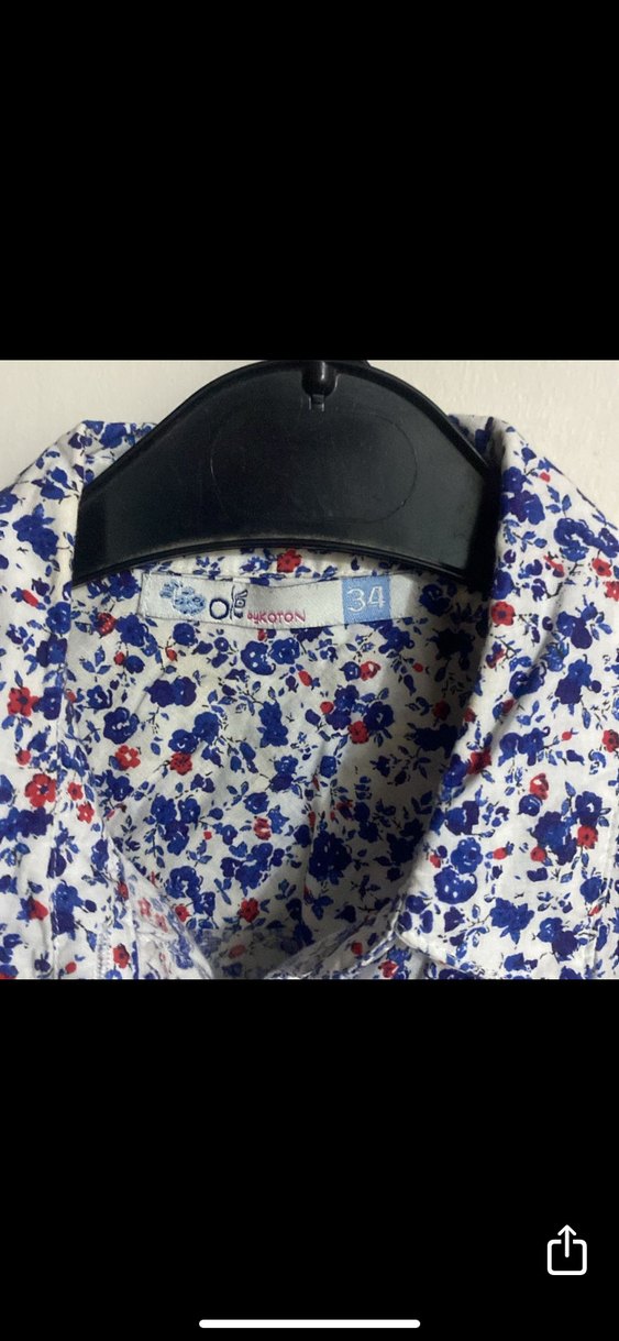 Renkli Bağlamalı Kolsuz Kadın Gömlek - Görsel 3