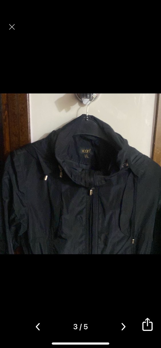 Siyah Fermuarlı Kadın Midi Ceket 36 beden - Görsel 3