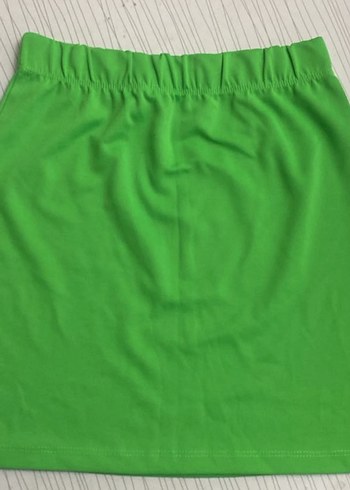 Yeşil Basic Mini Etek M beden - Görsel 2